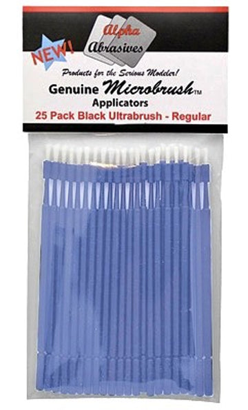 Alpha MicroBrush Blue: Ultrabrush Applicator (25/pk) Brushes