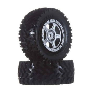 Dromida Pre-Mounted 1/18 Desert Truck Tire (2)