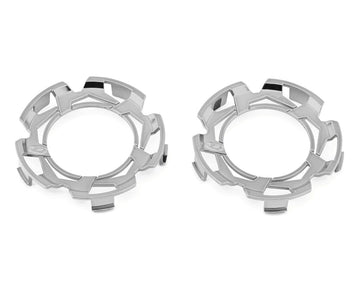 DuraTrax Ripper 2.8" Clip-Lock Wheel Face (Chrome) (2)