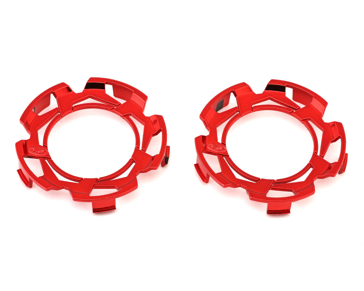 DuraTrax Ripper 2.8" Clip-Lock Wheel Face (Red Chrome) (2)