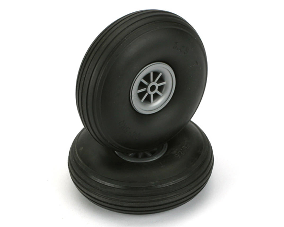 DuBro 3-1/4" Treaded Wheels (2)