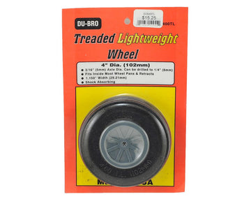 DuBro 4" Treaded Lite Wheel