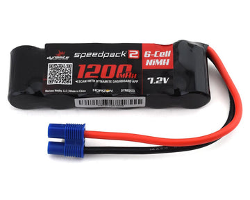 Dynamite Speedpack2 6-Cell 7.2V NiMH Battery Pack w/EC3 Connector (1200mAh) (Side by Side)