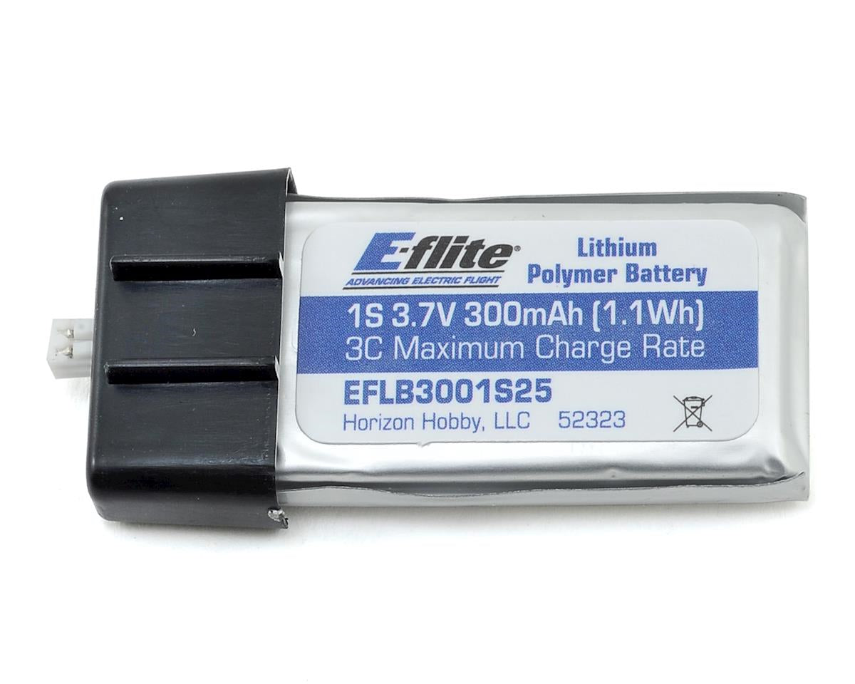 EFlite 1S 25C LiPo Flight Battery (3.7V/300mAh)