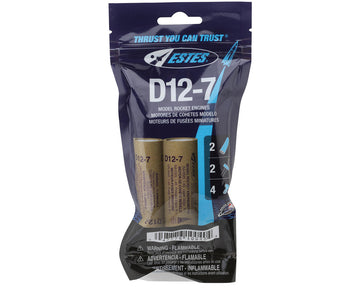 Estes D12-7 Model Rocket Engine (2)