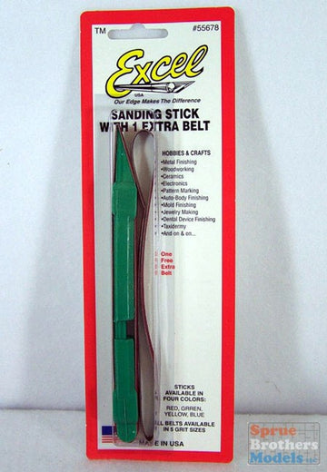 EXL55678 Excel Sanding Stick with Extra Belt #55678