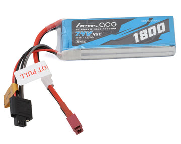 Gens Ace G-Tech Smart 2S LiPo Battery 45C (7.4V/1800mAh) w/Deans Connector