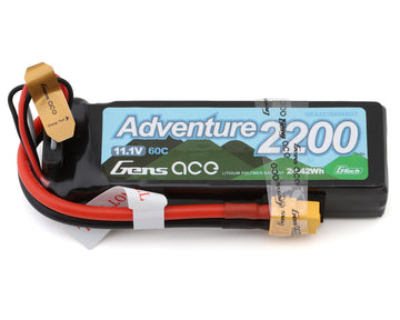 Gens Ace G-Tech Smart 3S LiPo Battery 60C (11.1V/2200mAh) w/XT60 Connector