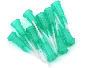 JConcepts RM2 Medium Bore Glue Tip Needles (Green) (10)