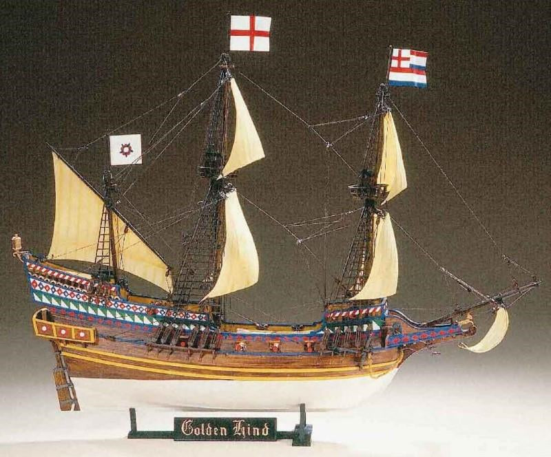 Heller Ships 1/200 Golden Hind Sailing Ship Kit