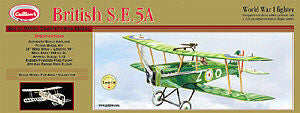 24'' Wingspan British SE5A Laser Cut Kit