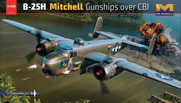 B25H Mitchell Medium Bomber Gunships Over CBI