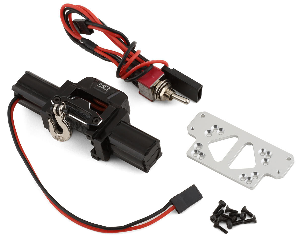 Hot Racing 1/10 Scale Dual Motor Power Winch (Black)