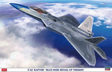 F22 Raptor Blue Nose Detailed Fighter