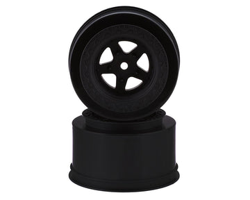 JConcepts Starfish Mambo Street Eliminator Rear Drag Racing Wheels (Black) (2) w/12mm Hex