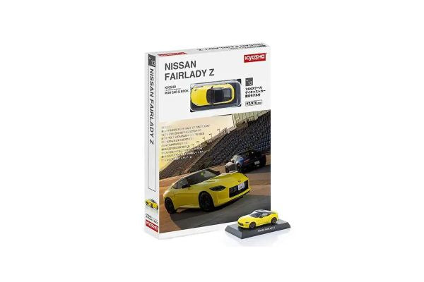 KYOSHO MINI CAR & BOOK No.13 NISSAN FAIRLADY Z IKAZUCHI Yellow K07117Y