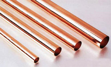 Round Copper Tube: 1/16" OD x 0.014" Wall x 12" Long (3 Pieces)