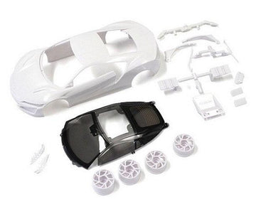 Honda NSX White Body Set W/Rim For RWD