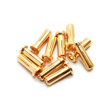 MCL4042 MAX CURRENT 5mm Gold Bullet Connectors (10 pcs) (Maclan Racing)