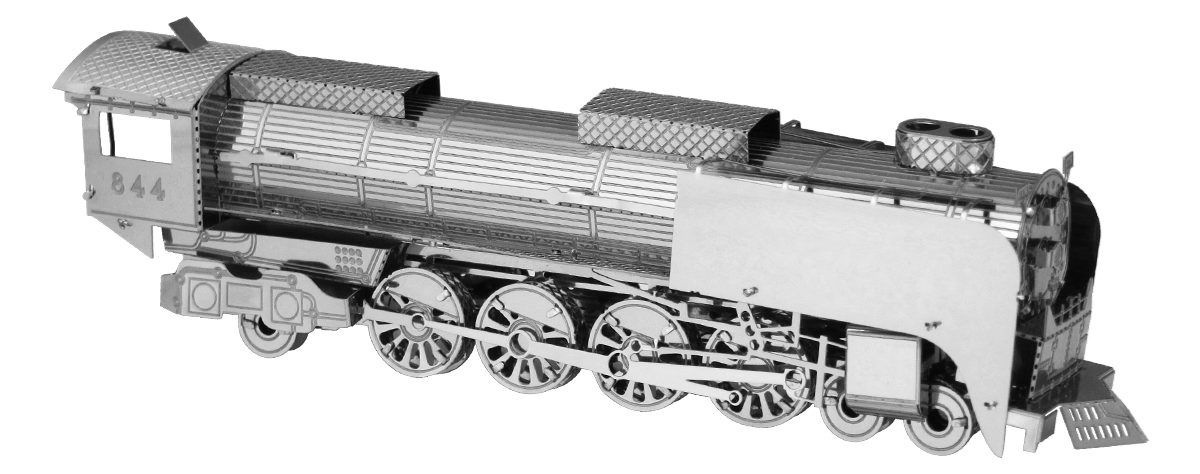 Metal Earth Steam Locomotive Metal Model