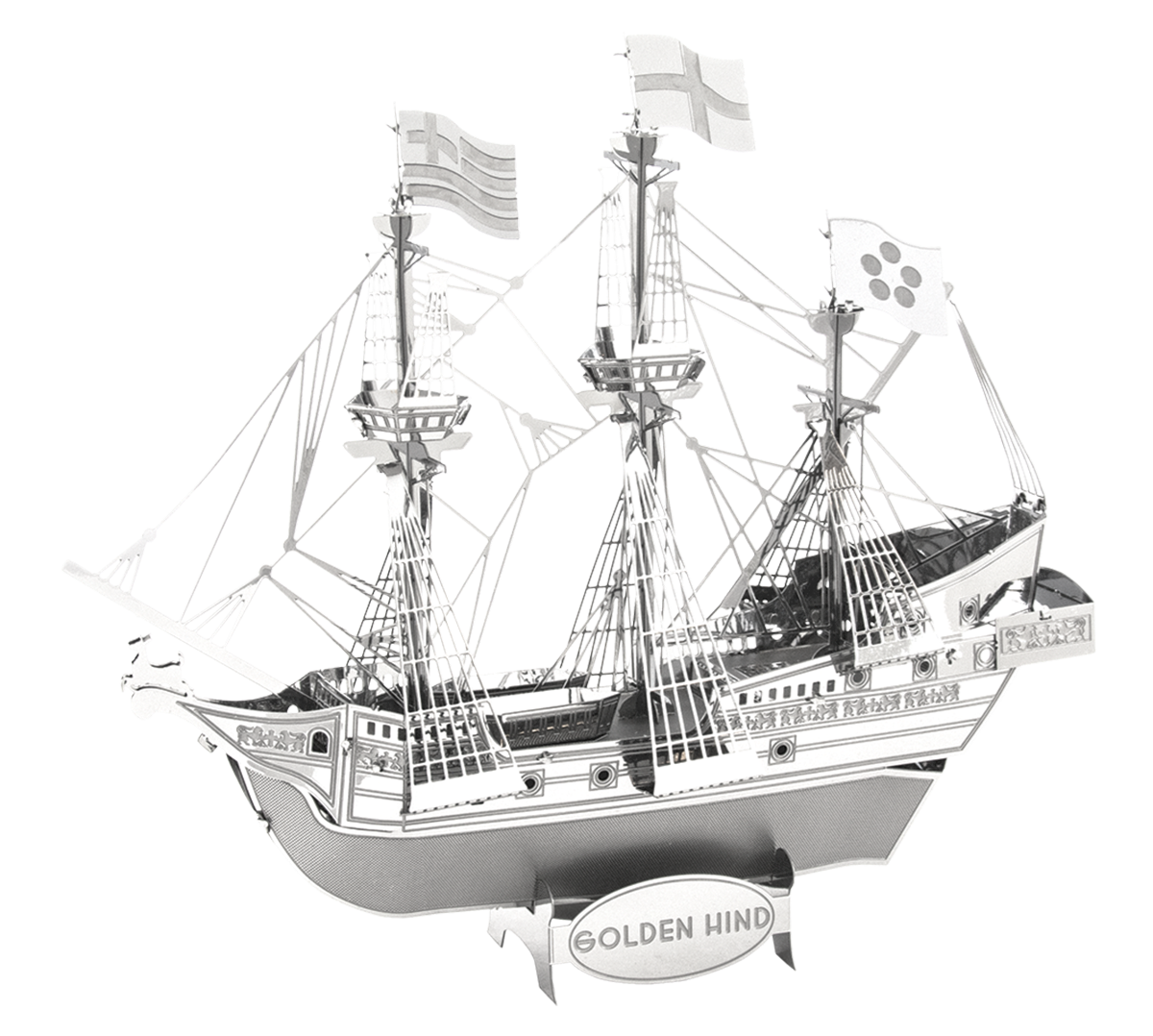 Metal Earth Golden Hind Metal Model