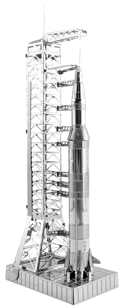 Metal Earth Apollo Saturn V with Gantry Metal Model