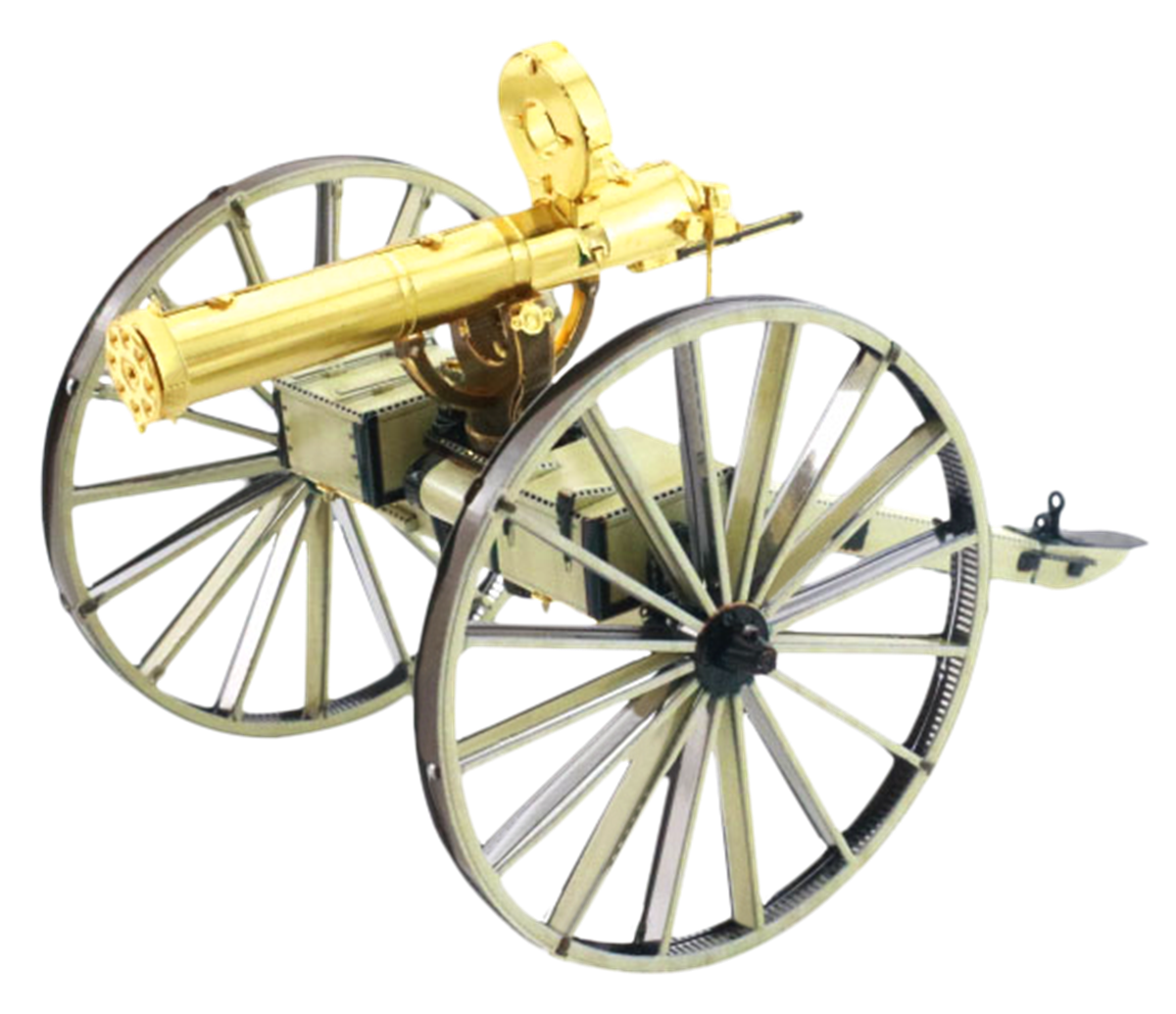 Metal Earth Gatling Gun Metal Model