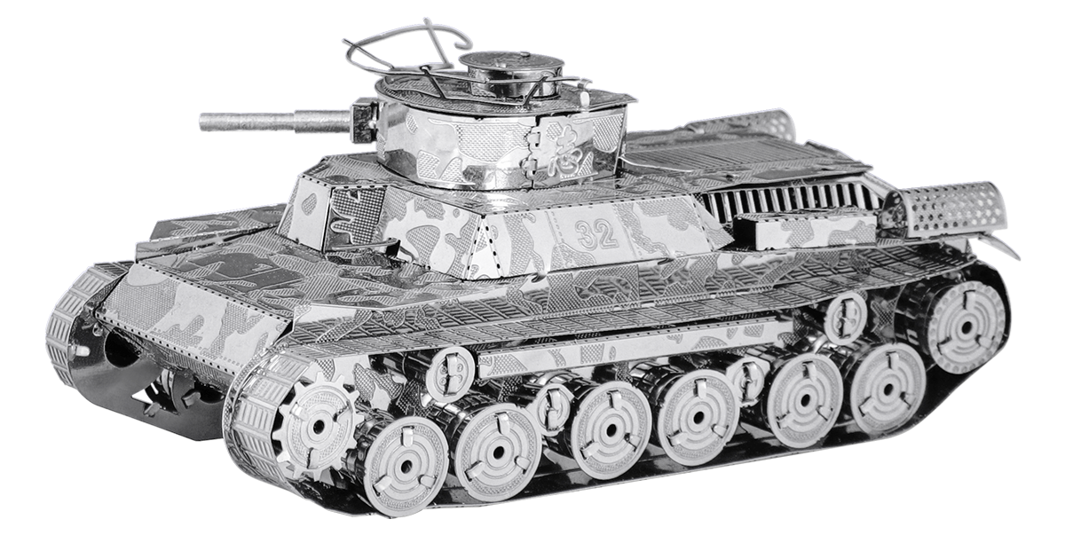 Metal Earth Chi Ha Tank Metal Model