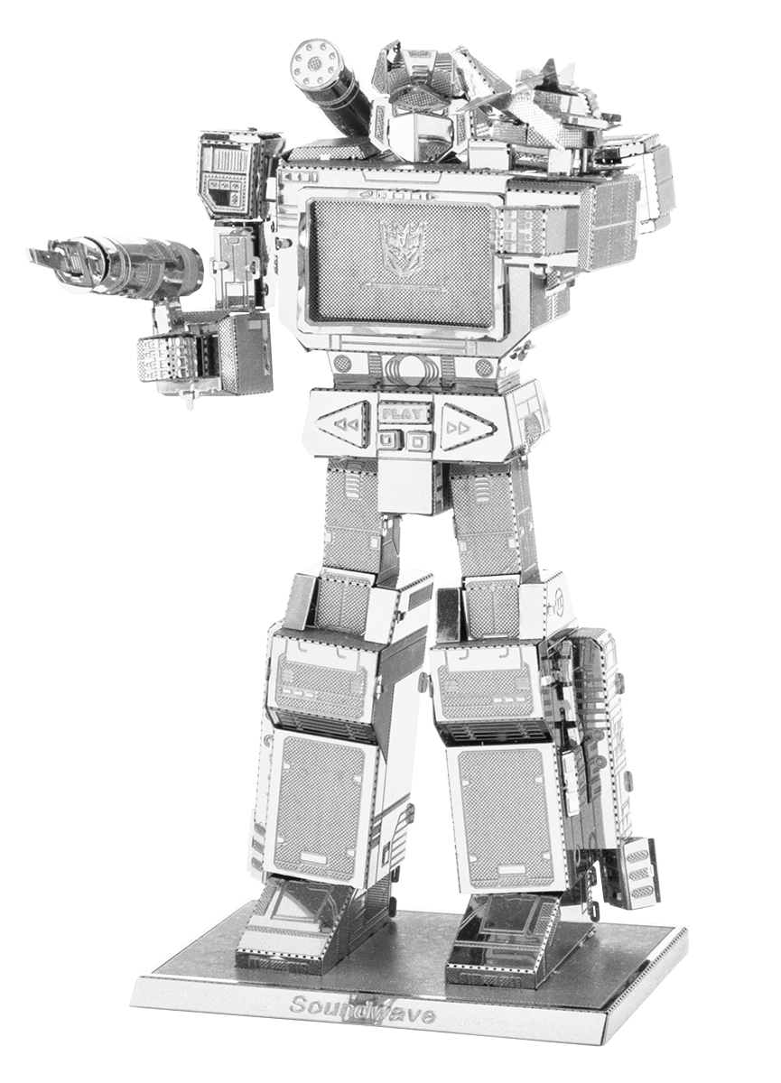 Metal Earth Transformers Soundwave Metal Model