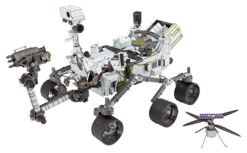 Metal Earth Mars Rover Perseverence & Helicopter Metal Model