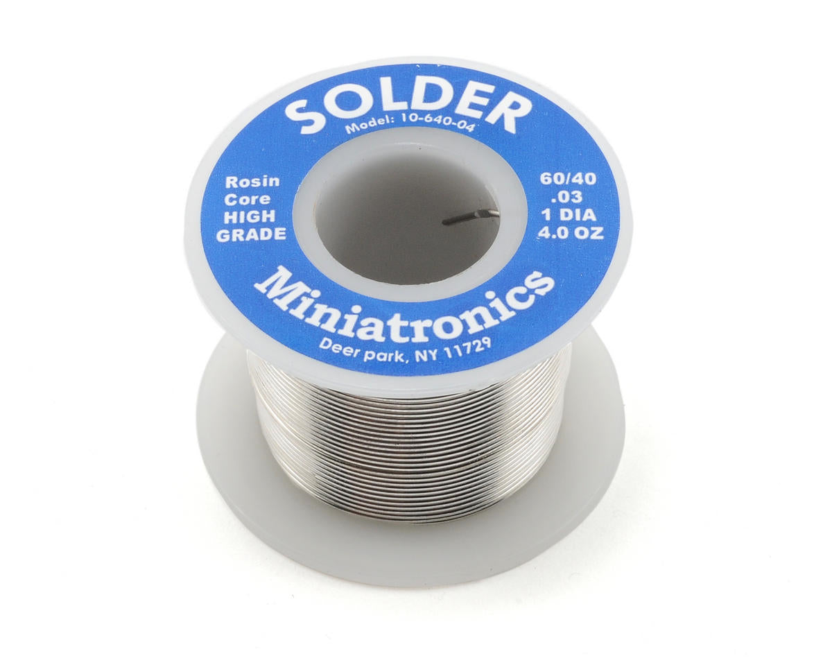 Miniatronics Rosin Core Solder 60/40 (4oz)