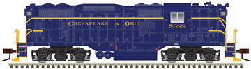 N Loco GP-7 PH.2 Slvr Chesapeake