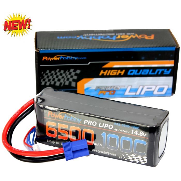 Power Hobby 4S 14.8V 6500MAH 100C LIPO
