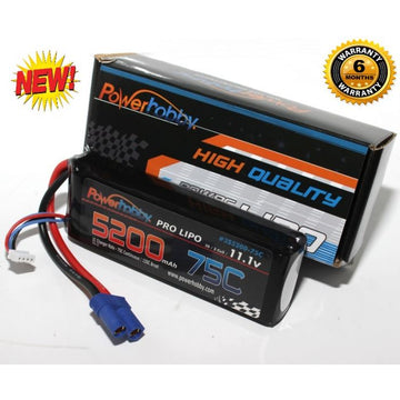 Power Hobby 3S 11.1V 5200MAH 75C W/EC5