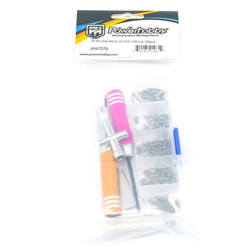 Powerhobby Screw Box Set 194pcs SCX30