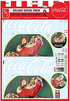 1/25 Vintage Coca Cola Santa Clause Big Rig Graphics Decals Set