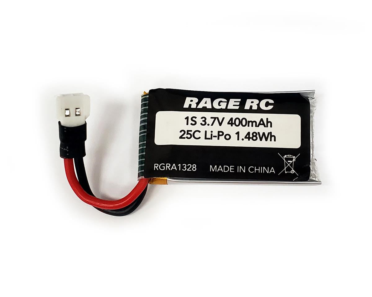 RAGE RC Micro Warbirds 25C LiPo (3.7V/400mAh)