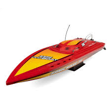 Pro Boat Sonicwake 36" V3 Self-Righting RTR V-Hull Brushless Boat (Red) w/Spektrum SLT3 2.4GHz Radio
