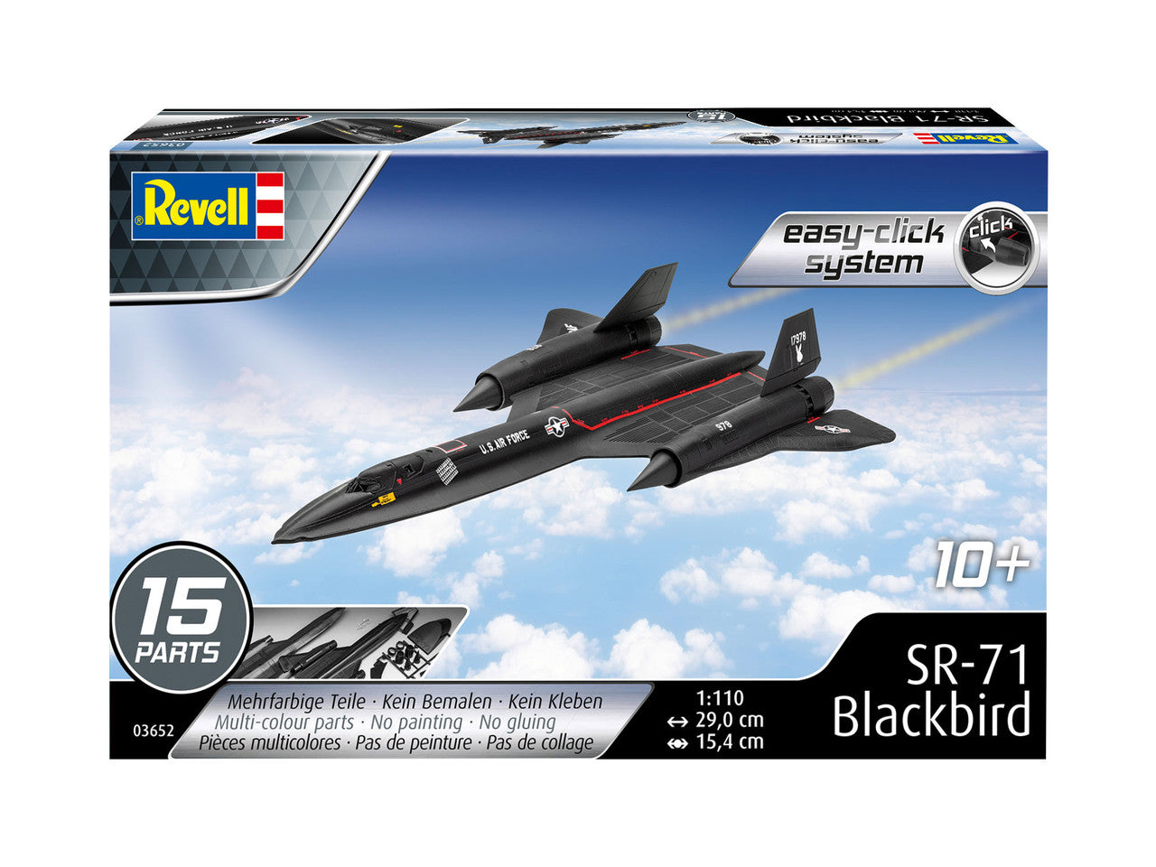 Lockheed SR-71 Blackbird (Snap) 1/110 Revell Germany