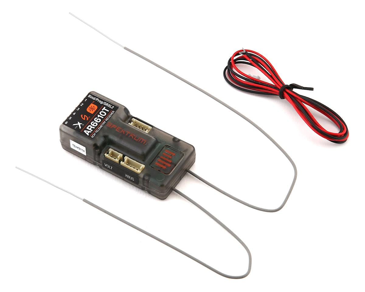 Spektrum RC AR6610T 6 Channel DSMX Aircraft Telemetry Receiver