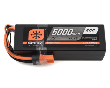 Spektrum 3S Smart LiPo Hard Case 50C Battery Pack w/IC5 Connector (11.1V/5000mAh)