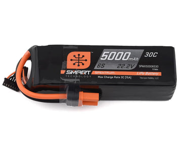 Spektrum 6S Smart LiPo Battery Pack w/IC5 Connector (22.2V/5000mAh)