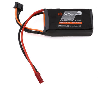 Spektrum 3S LiPo Battery 50C (11.1V/800mAh) w/JST Connector