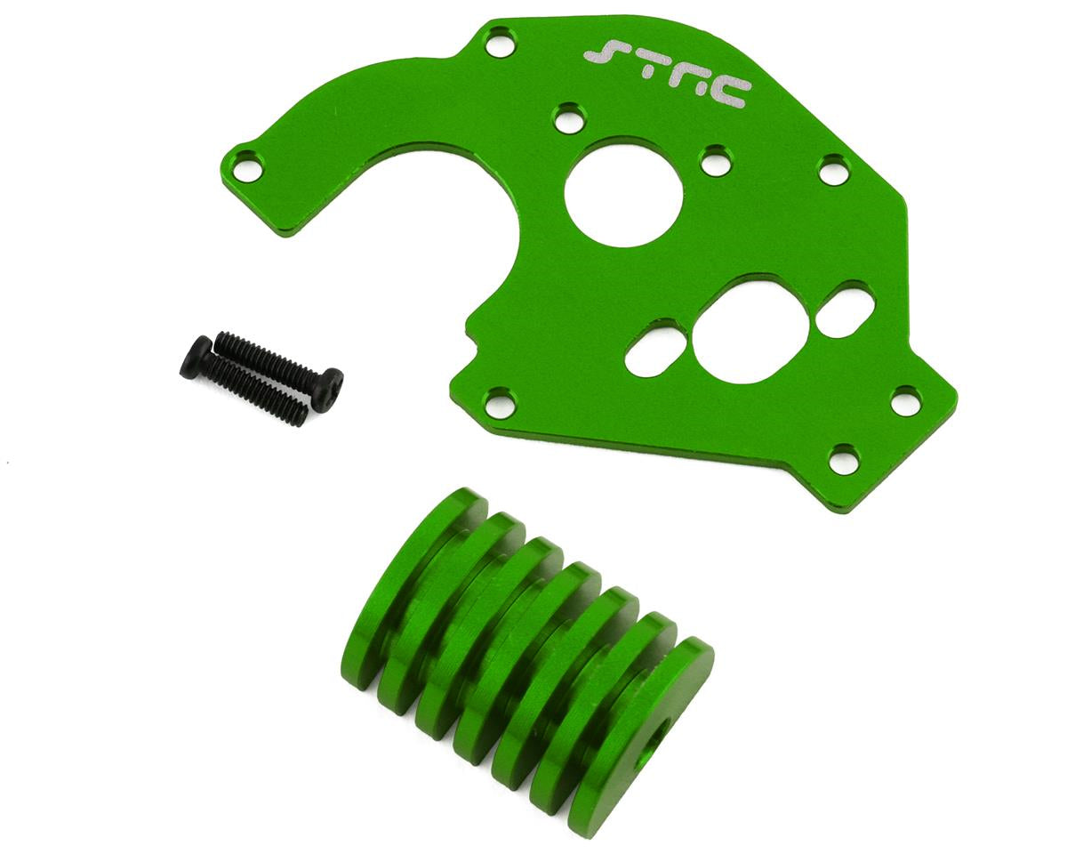 ST Racing Concepts Axial SCX24 Aluminum Motor Plate w/Heatsink (Green)