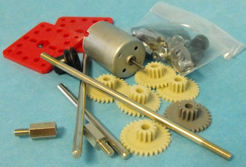 Stevens International Hobby Motor Gear Set W/RE280 - 1.5V-3V Motor