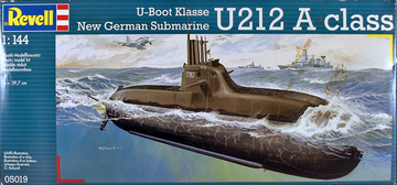 German Submarine U212 A Class - 1/144