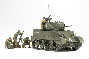 US Light Tank M5A1 w/4 Figures