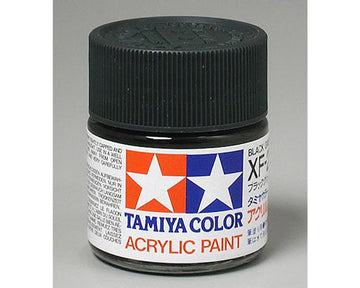 Tamiya XF-27 Flat Black Green Acrylic Paint (23ml)