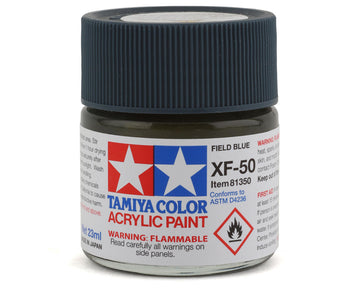 Tamiya XF-50 Flat Field Blue Acrylic Paint (23ml)