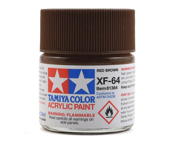 Tamiya XF-64 Flat Red Brown Acrylic Paint (23ml)